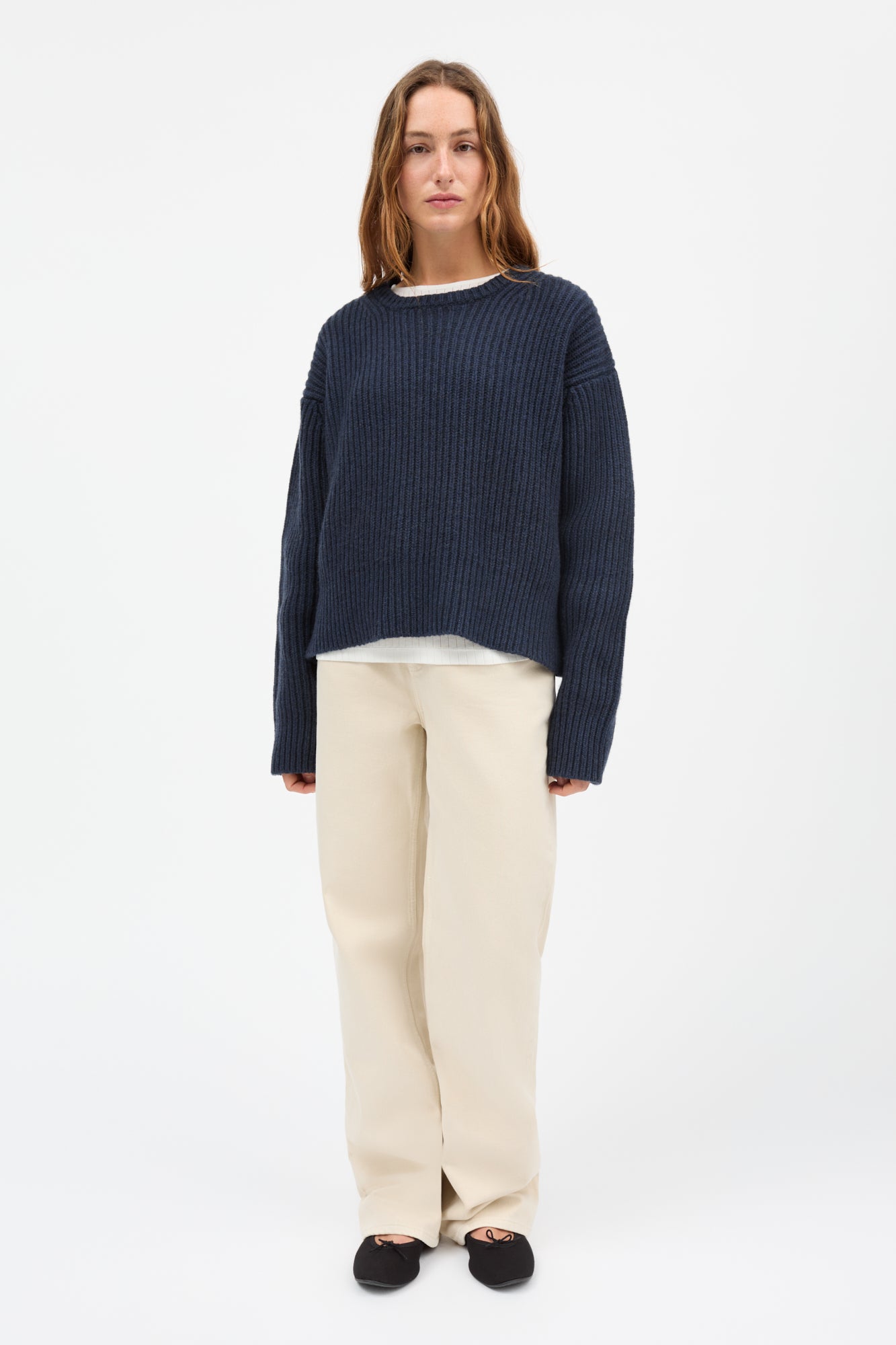 Skall Studio Diana O-neck Jumper Navy